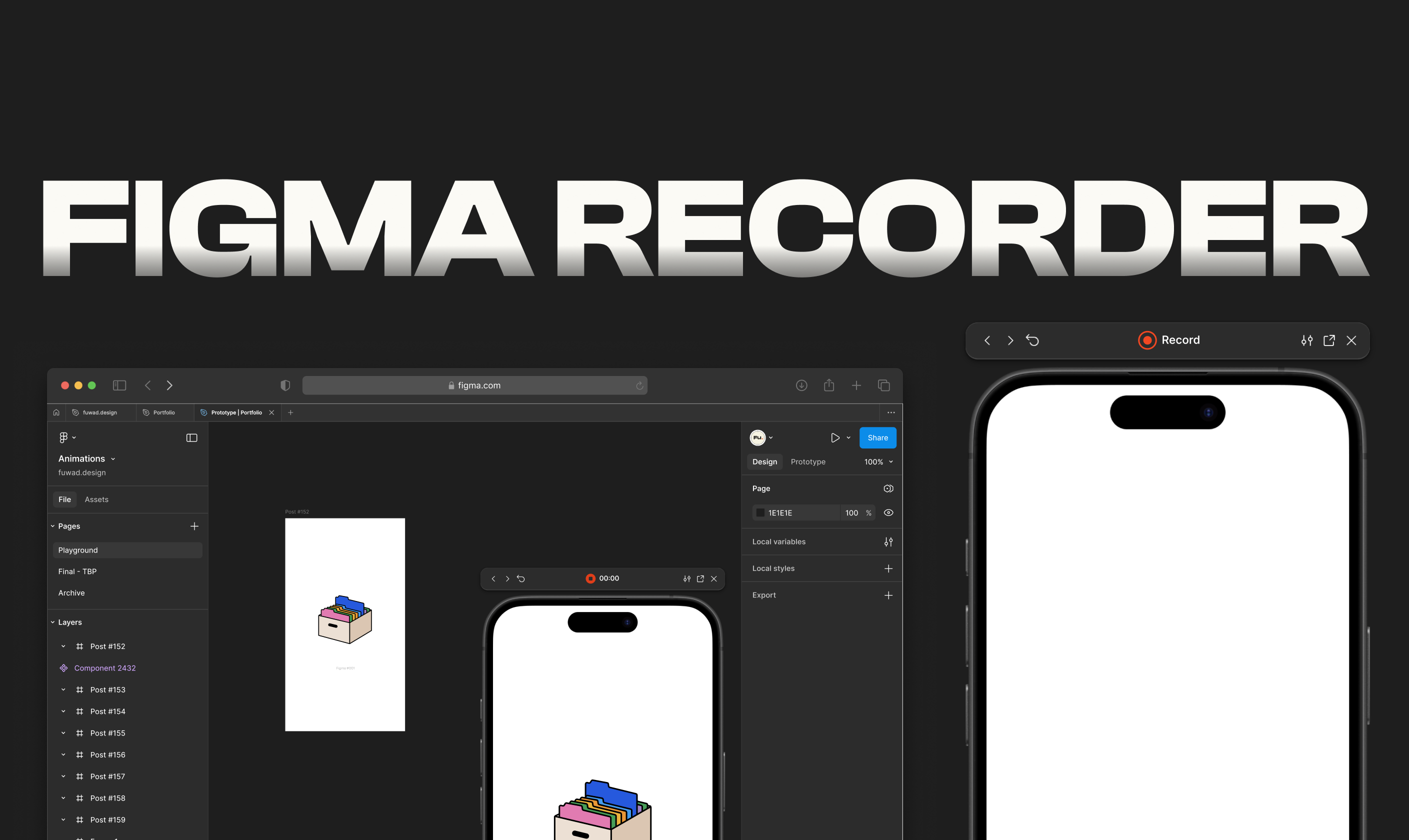 Figma Preview Recording - UX Case Study project thumbnail